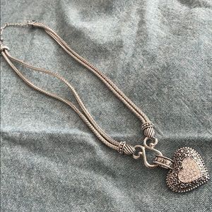 Lia Sophia love dust heart necklace